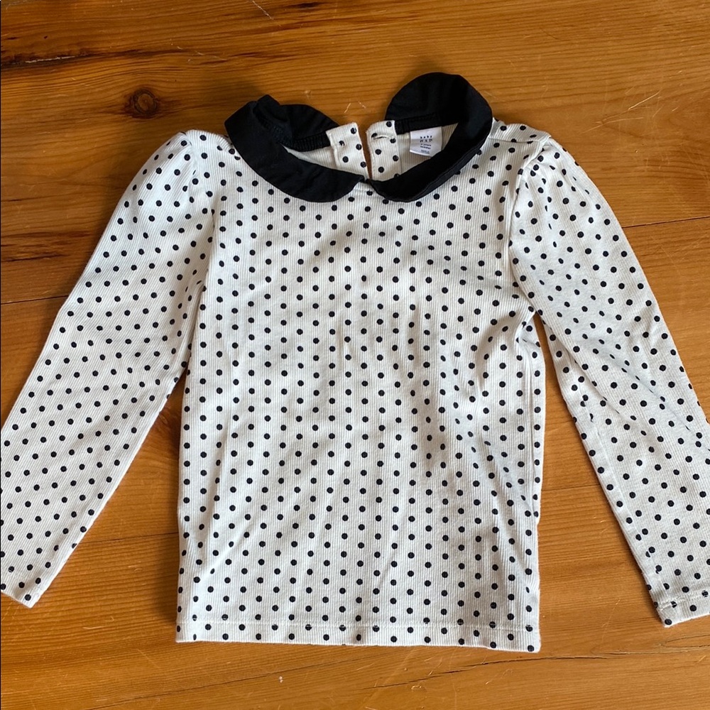 Peter Pan polka dot top 4t